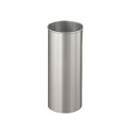 Umbrella Stand, Full Size, 23Hx9D, Satin Aluminum